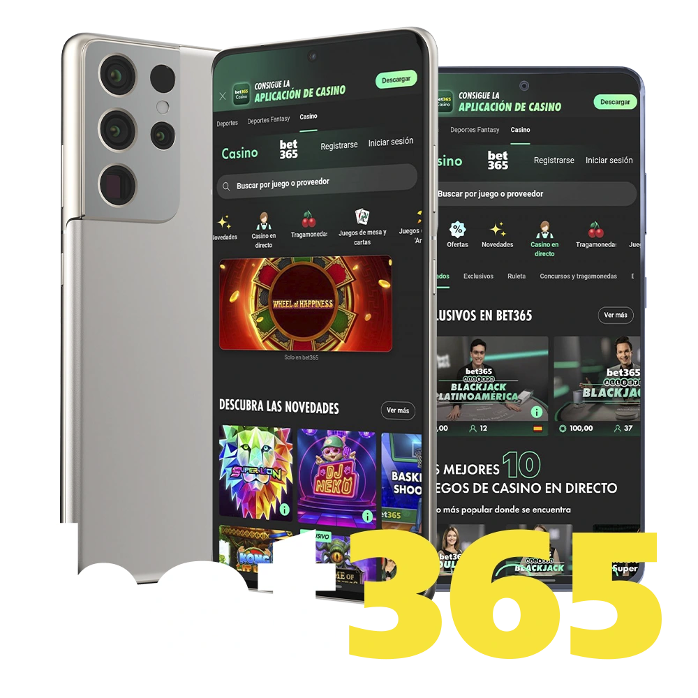 Instala la app oficial de Bet365 en Chile y lleva la emoción del casino en tu bolsillo.