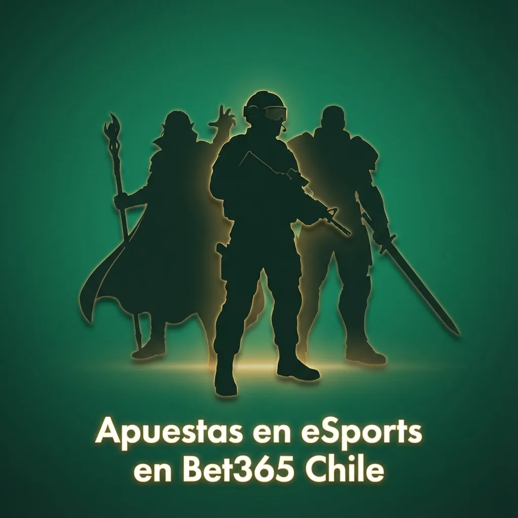Página de Bet365 Chile mostrando menú de apuestas eSports con logos de Dota 2, CS2, StarCraft II y League of Legends