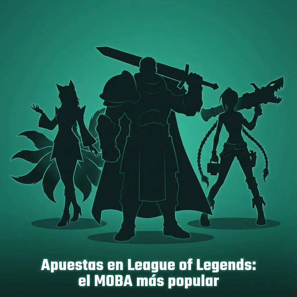 Pantalla de League of Legends con equipos enfrentados y gráficos de apuestas en vivo sobre torneos competitivos