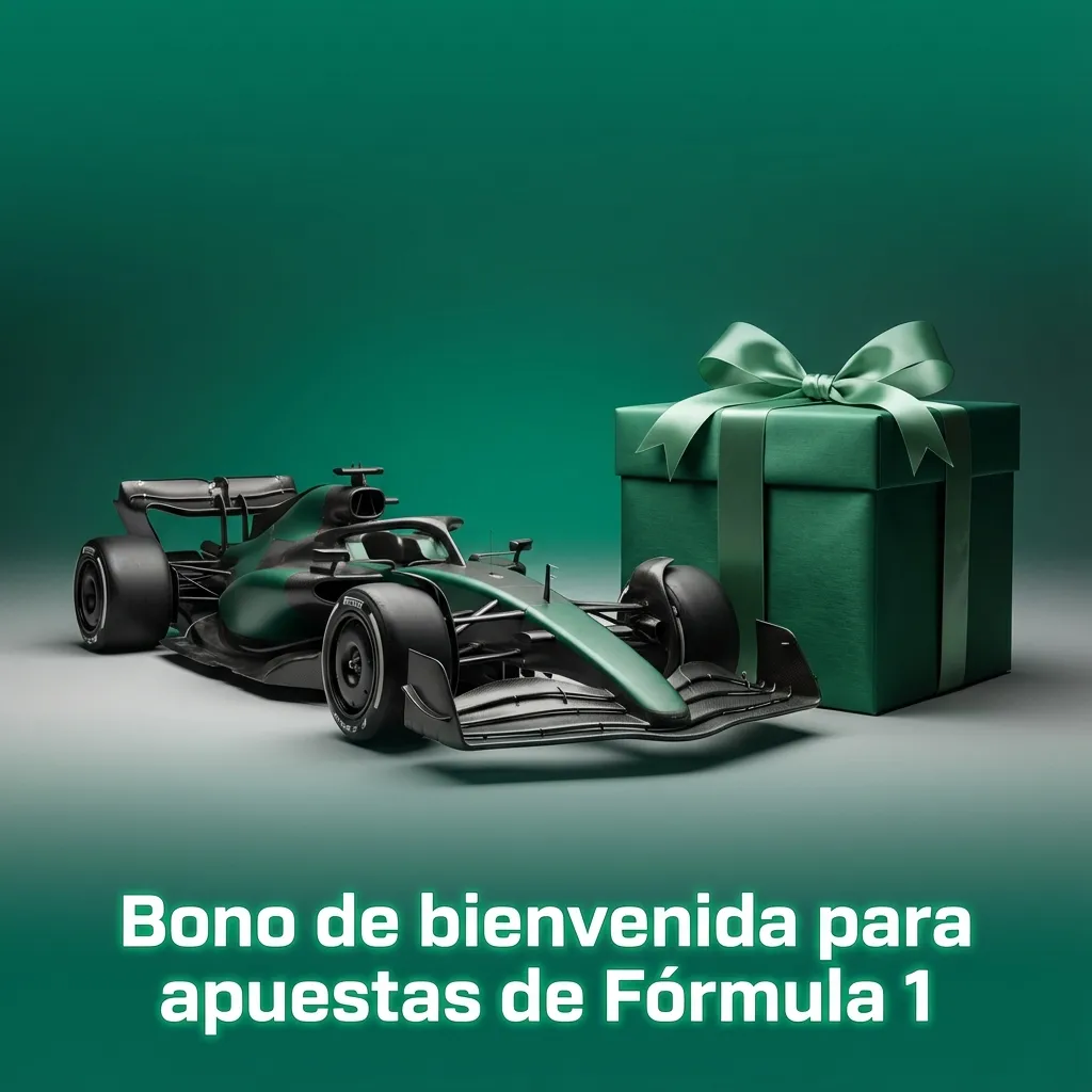 Banner de Bet365 sobre bono de bienvenida en Chile, con monoplaza de Fórmula 1 y texto promocional de apuestas deportivas