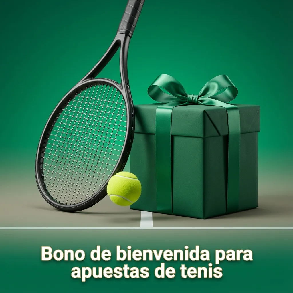 Banner de bono de bienvenida Bet365 para apuestas de tenis con raqueta, pelota y texto sobre depósito y condiciones en pesos chilenos