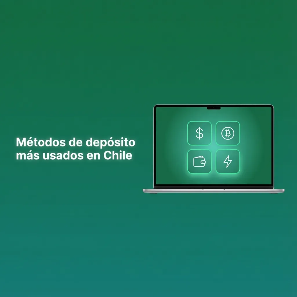 Infografía en español con métodos de depósito en Chile: Visa, Mastercard, Maestro, Apple Pay, Paysafecard, Skrill, Neteller y más