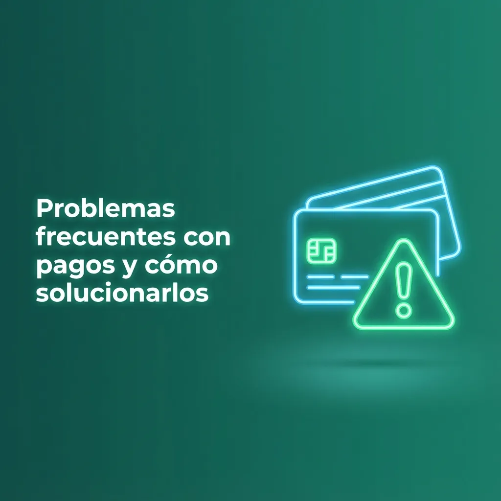 Ilustración de usuario revisando problemas de depósito y retiro en línea con mensajes de error y soluciones en pantalla