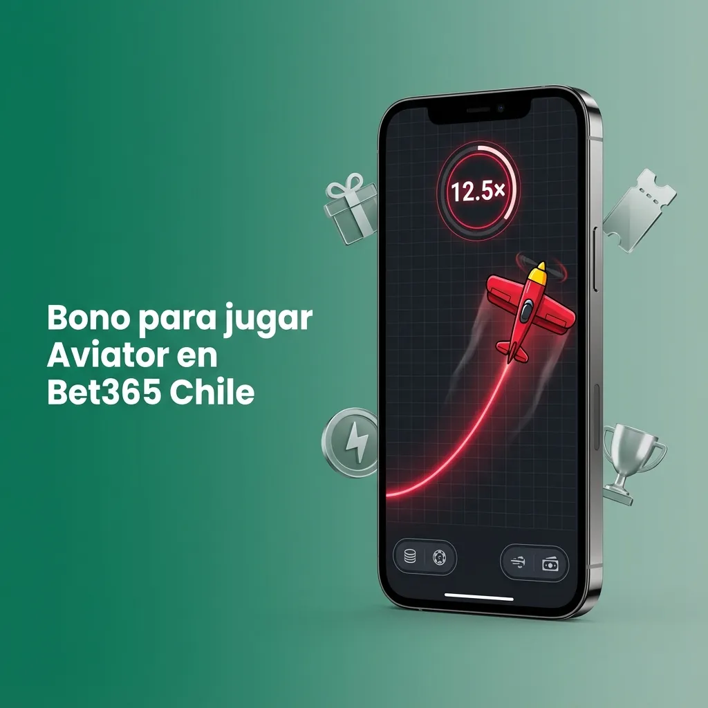Banner de Bet365 Chile mostrando bono de hasta $30 para jugar Aviator en el casino online