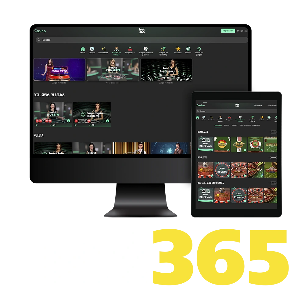 Vive la experiencia del Casino en Vivo en Bet365 con crupieres reales y mesas premium.