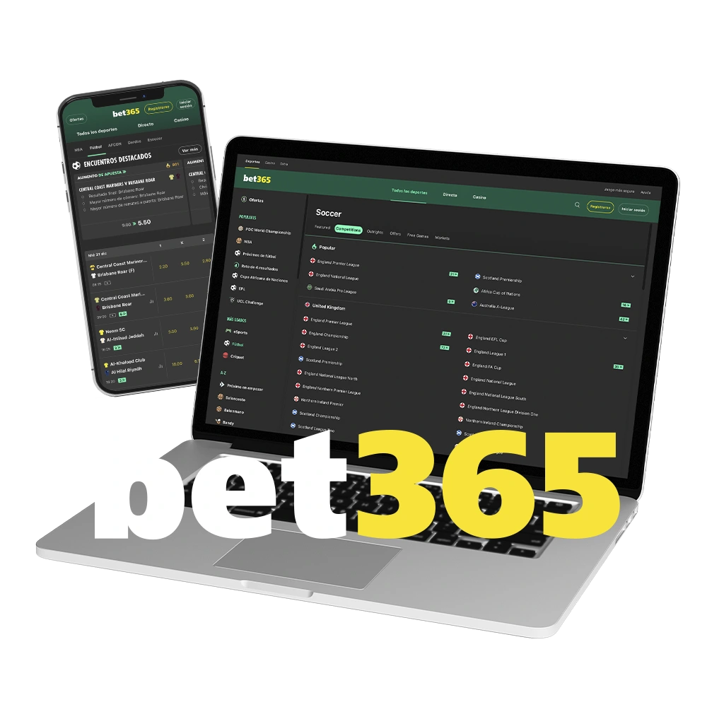 Apuesta en los mejores torneos de Fútbol del mundo y celebra cada gol con Bet365.