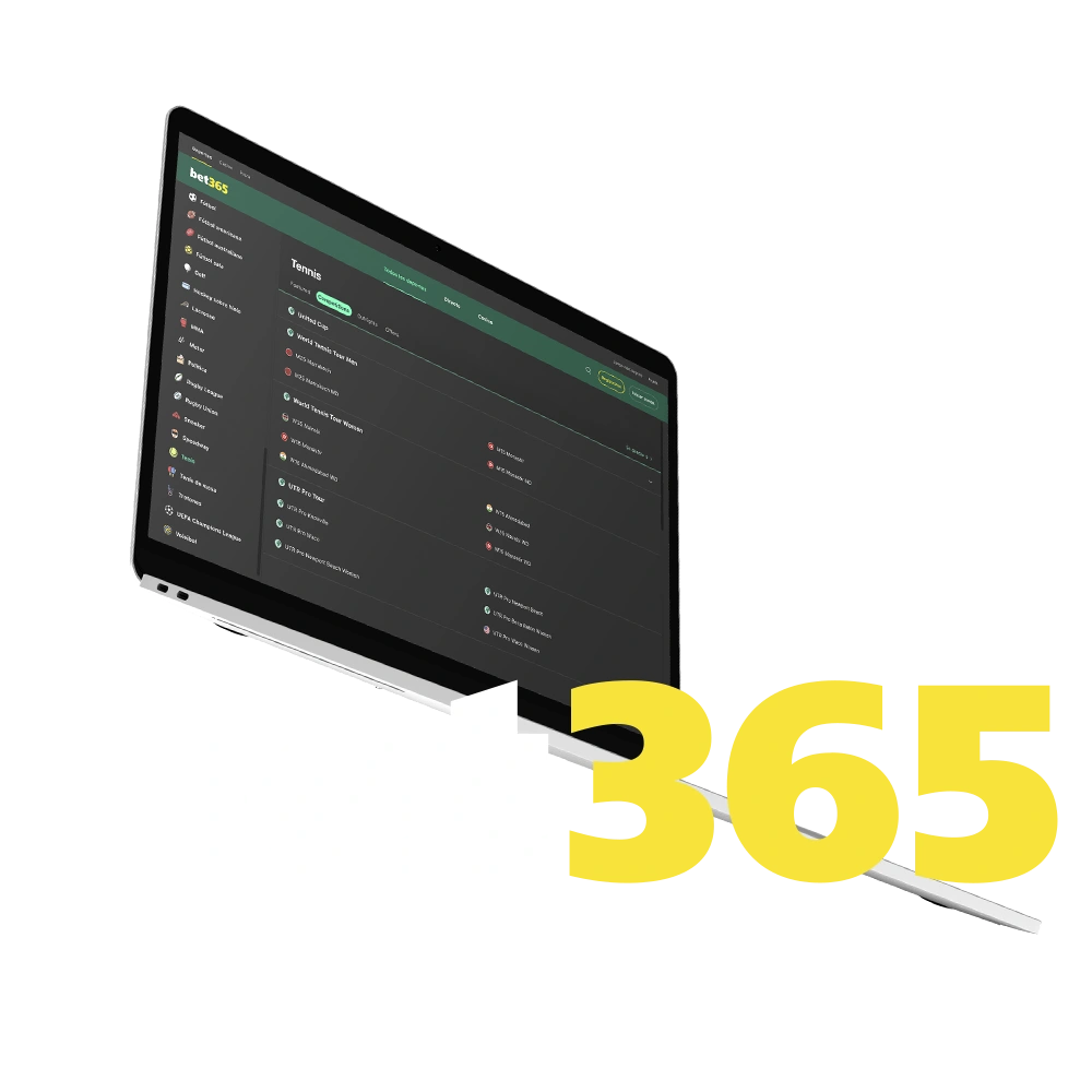 Apuesta en los mejores torneos de Tenis y sigue cada punto en directo con Bet365.