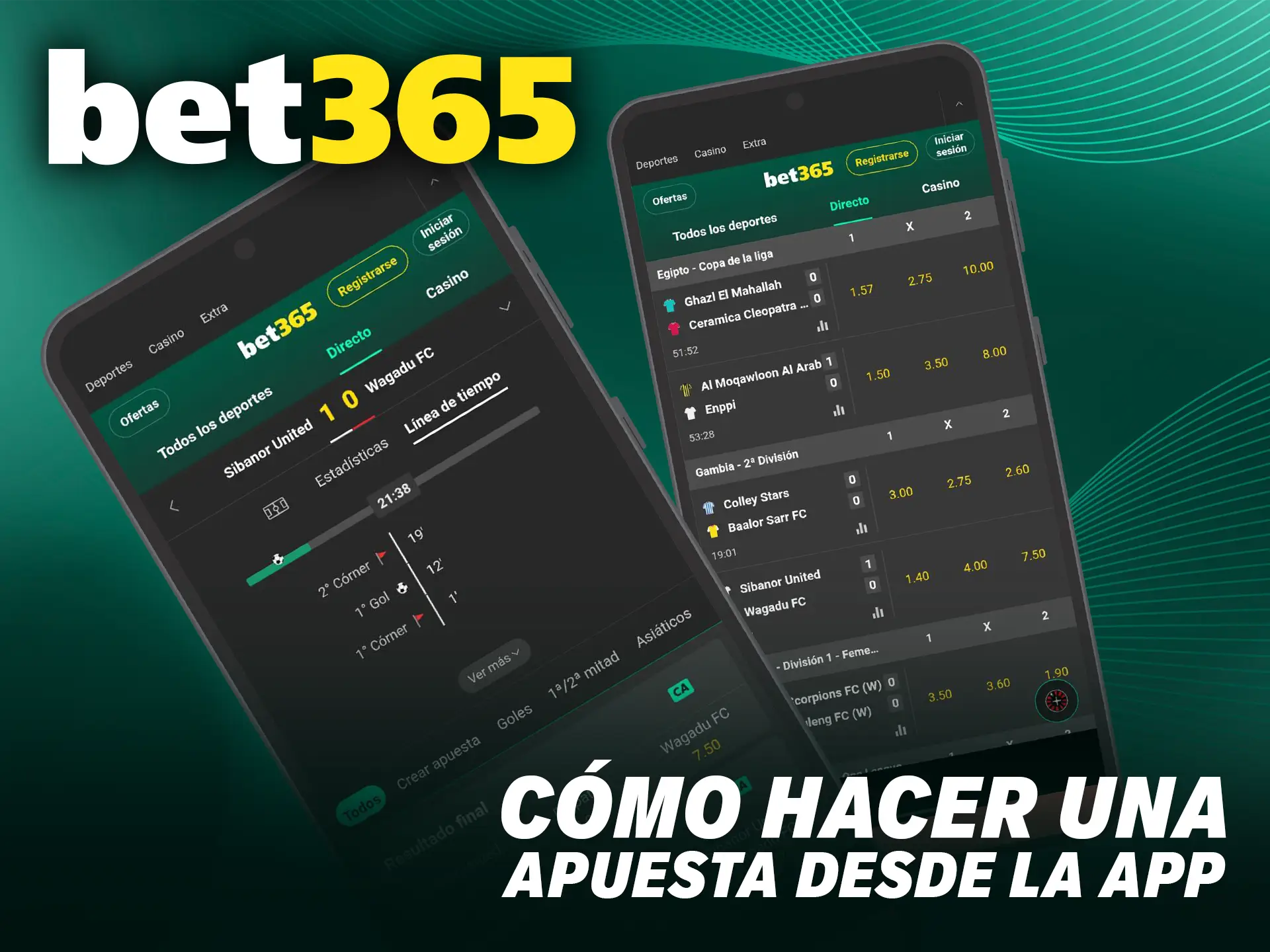 Aprende cómo hacer una apuesta desde la app de Bet365 con nuestra guía interactiva.