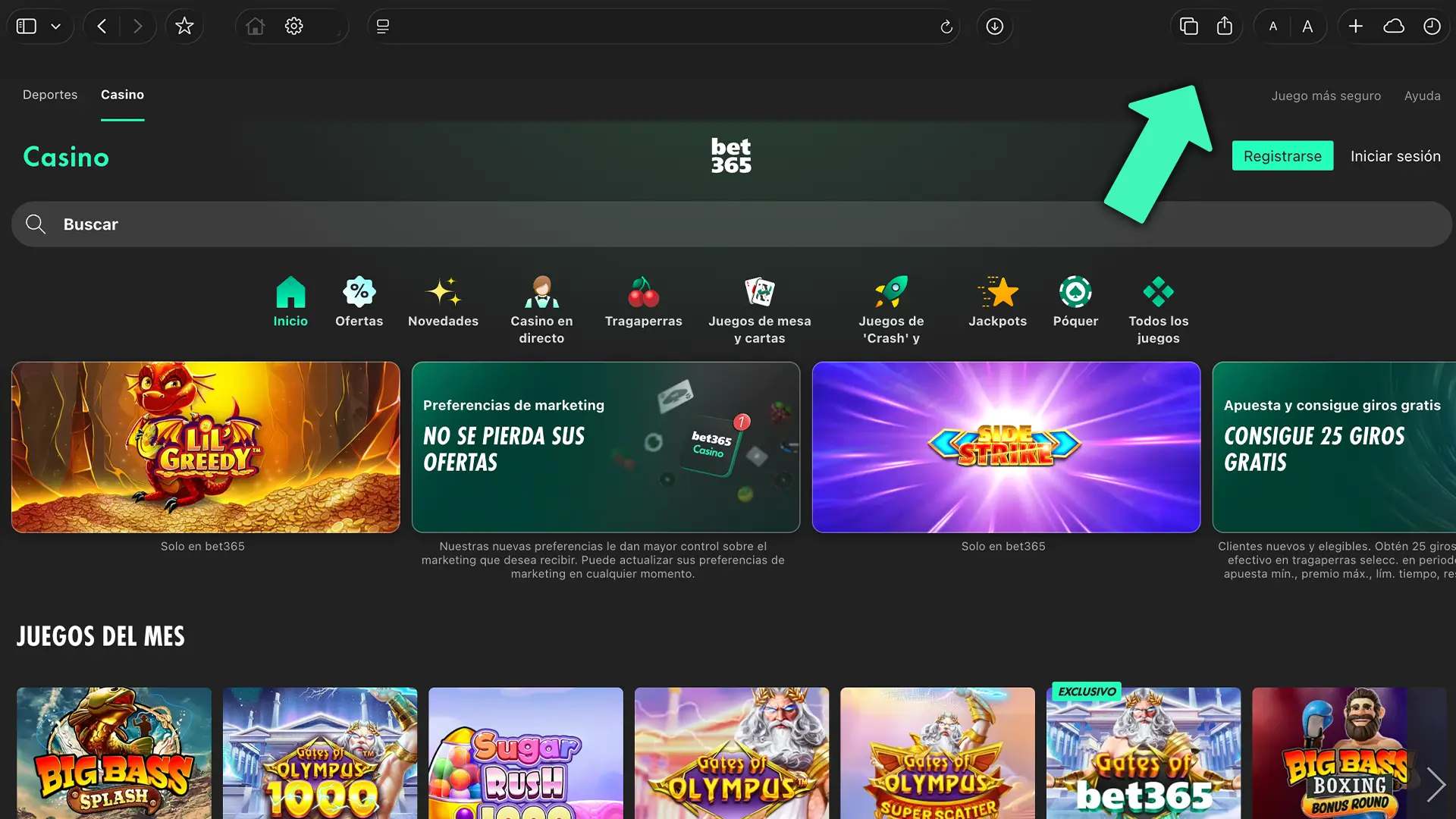 Descarga el archivo para macOS al descargar la app de Bet365 para Mac desde nuestra plataforma oficial.