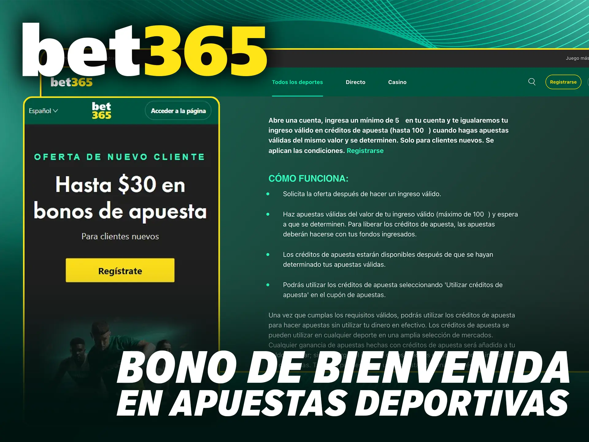 Reclame su bono de bienvenida deportivo y apueste por sus equipos favoritos.