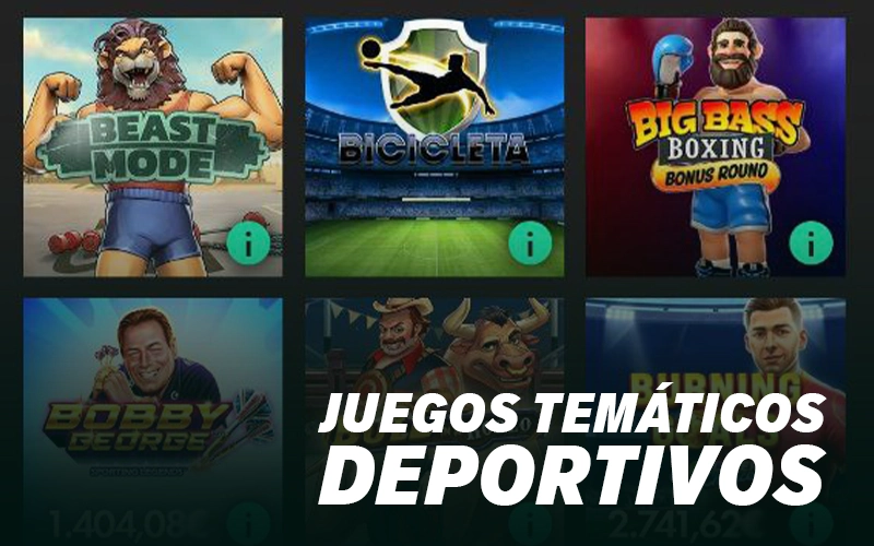 Explora los juegos temáticos deportivos del casino online de Bet365 y une tus pasiones.