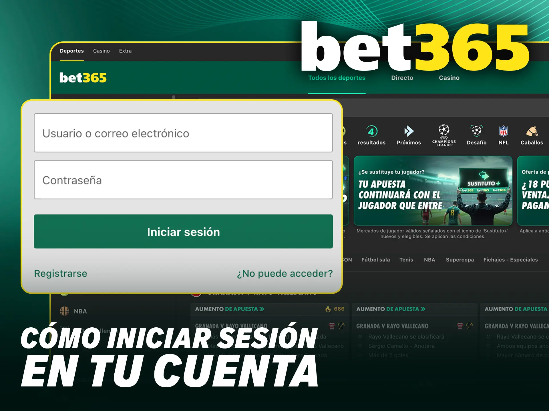 Descubre cómo iniciar sesión en tu cuenta de Bet365 de manera rápida y segura.