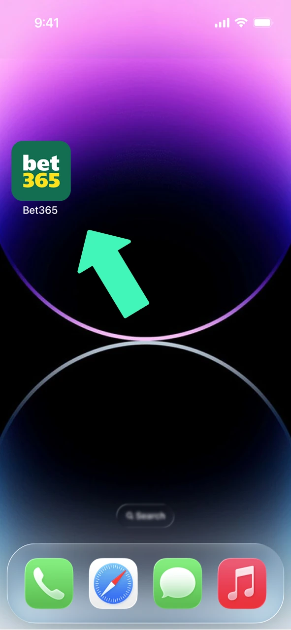 Descarga e inicia en tu dispositivo la aplicación de Bet365 para empezar a jugar al instante.