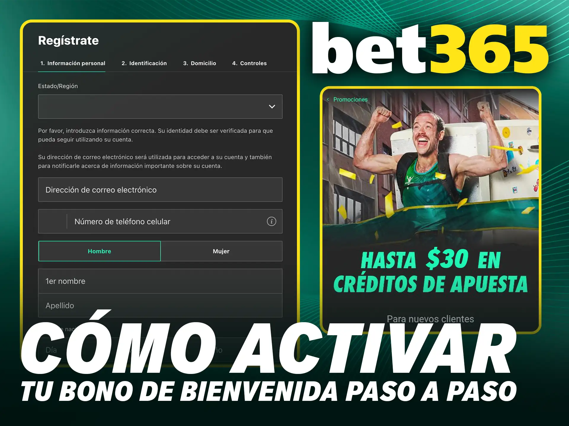 Descubre cómo activar tu bono de bienvenida paso a paso en Bet365 y maximiza tu primer depósito.