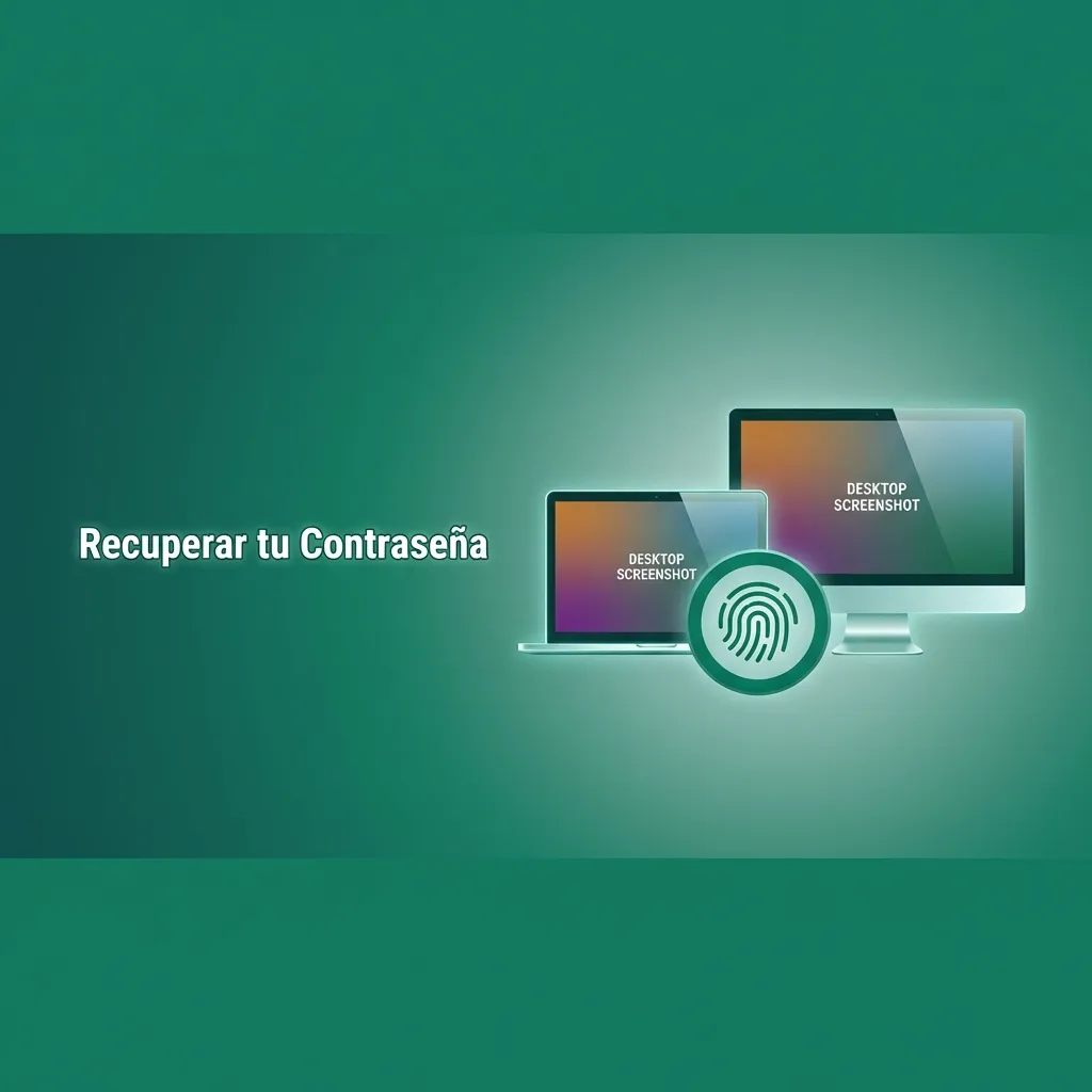 Pantalla de recuperación de contraseña mostrando campos para correo electrónico y enlace de restablecimiento