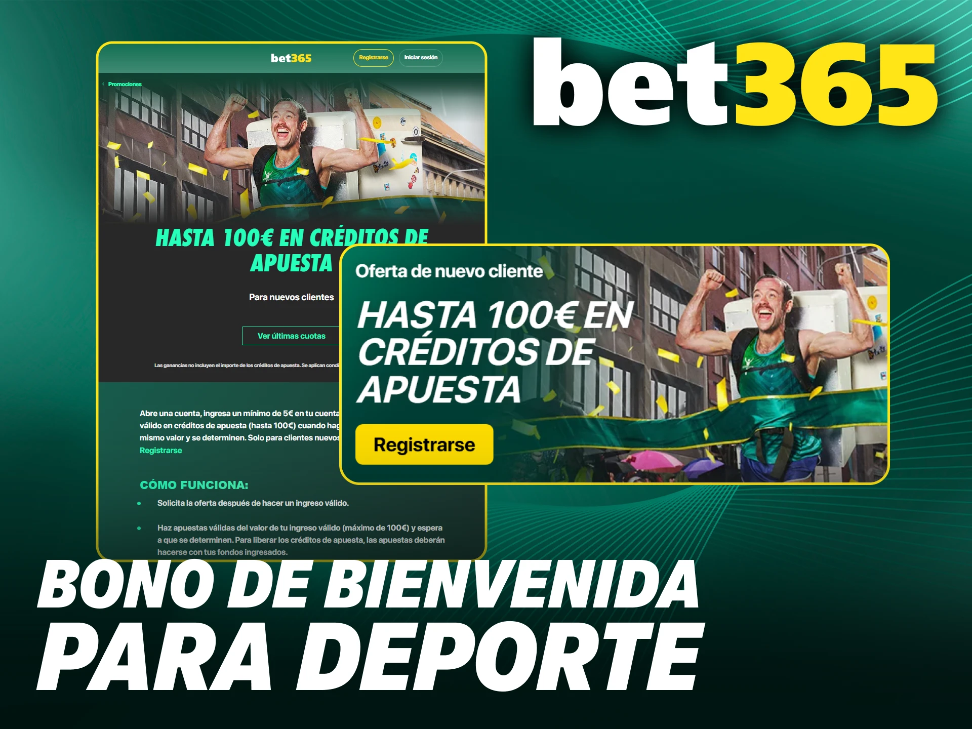 Activa el bono de bienvenida para apuestas deportivas en Bet365 ahora.